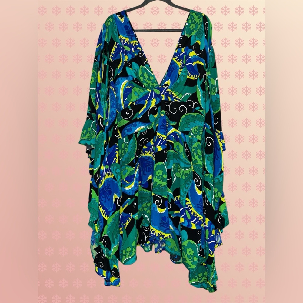 TRASHY DIVA BUTTERFLY MINI DRESS - PSYCHEDELIC BUTTERFLIES size 22